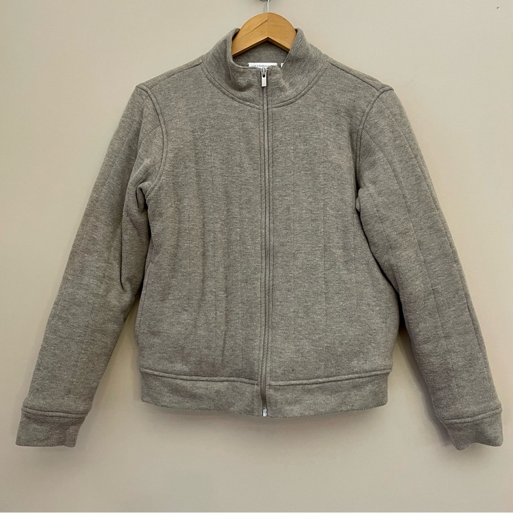 Liz Claiborne Gray Bomber Jacket Women’s Small